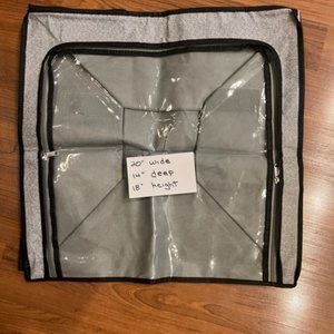 Large zipper storage bags